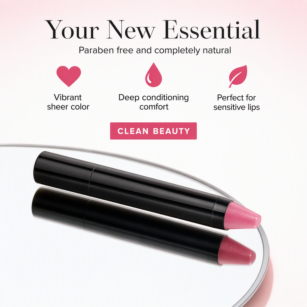 Retractable Lipstick Crayon –Carousel Jewel Finish Color Stick for Lips (0.09 oz)