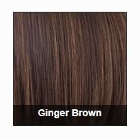 Rene of Paris SHANNON Wig in Ginger Brown & Revlon Wig Lift Comb Bundle