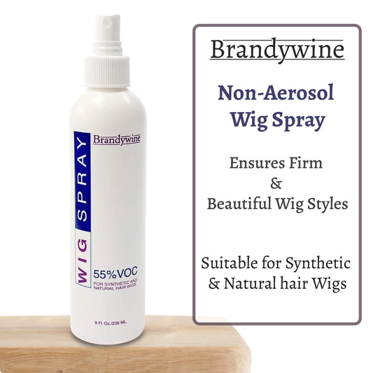 Brandywine Non-Aerosol Wig Spray for Synthetic and Natural Hair Wigs - 8 Fl Oz