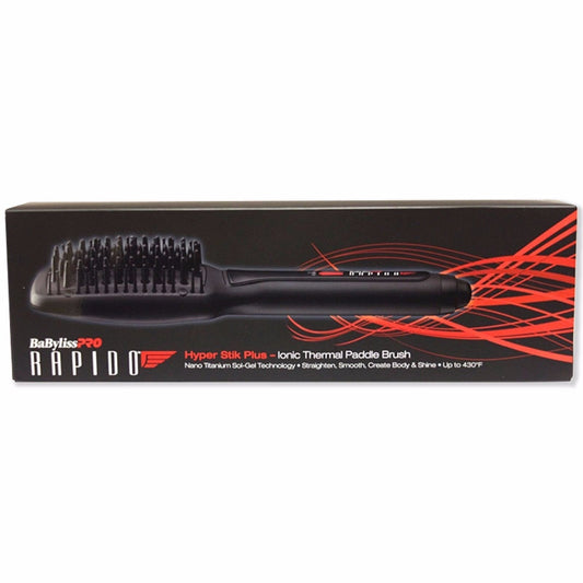 BaByliss Pro RAPIDO Hyper Stik Plus Ionic Thermal Paddle Brush, Brand New