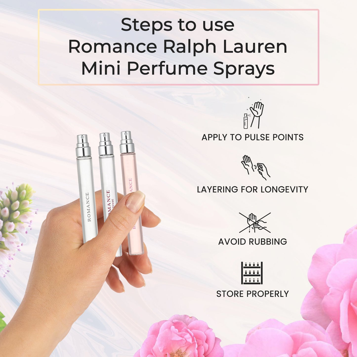 Ralph Lauren, Perfume for Women, 3 Piece Travel Spray Fragrance Gift Set