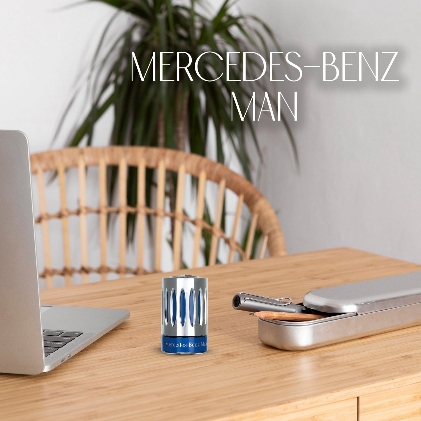 Mercedes-Benz Man Mini Eau de Toilette – 0.68 oz Travel Spray Cologne for Men