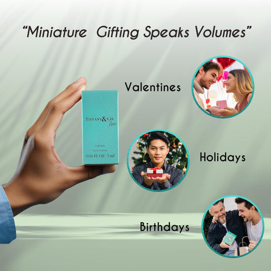 Tiffany & Co. Love for Him Eau De Toilette Mini Perfume Splash for Men .16 Fl Oz