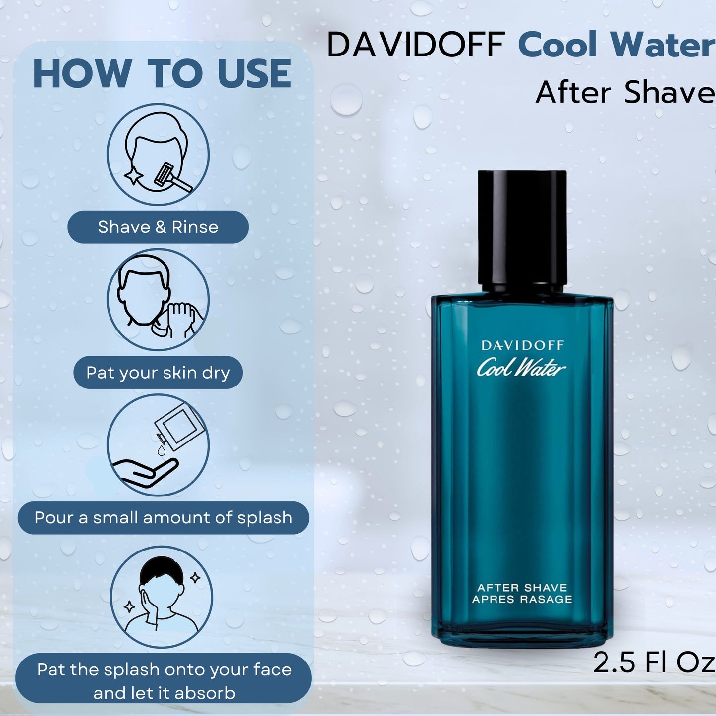 Davidoff Cool Water 4 Pieces Colognes Set for Men