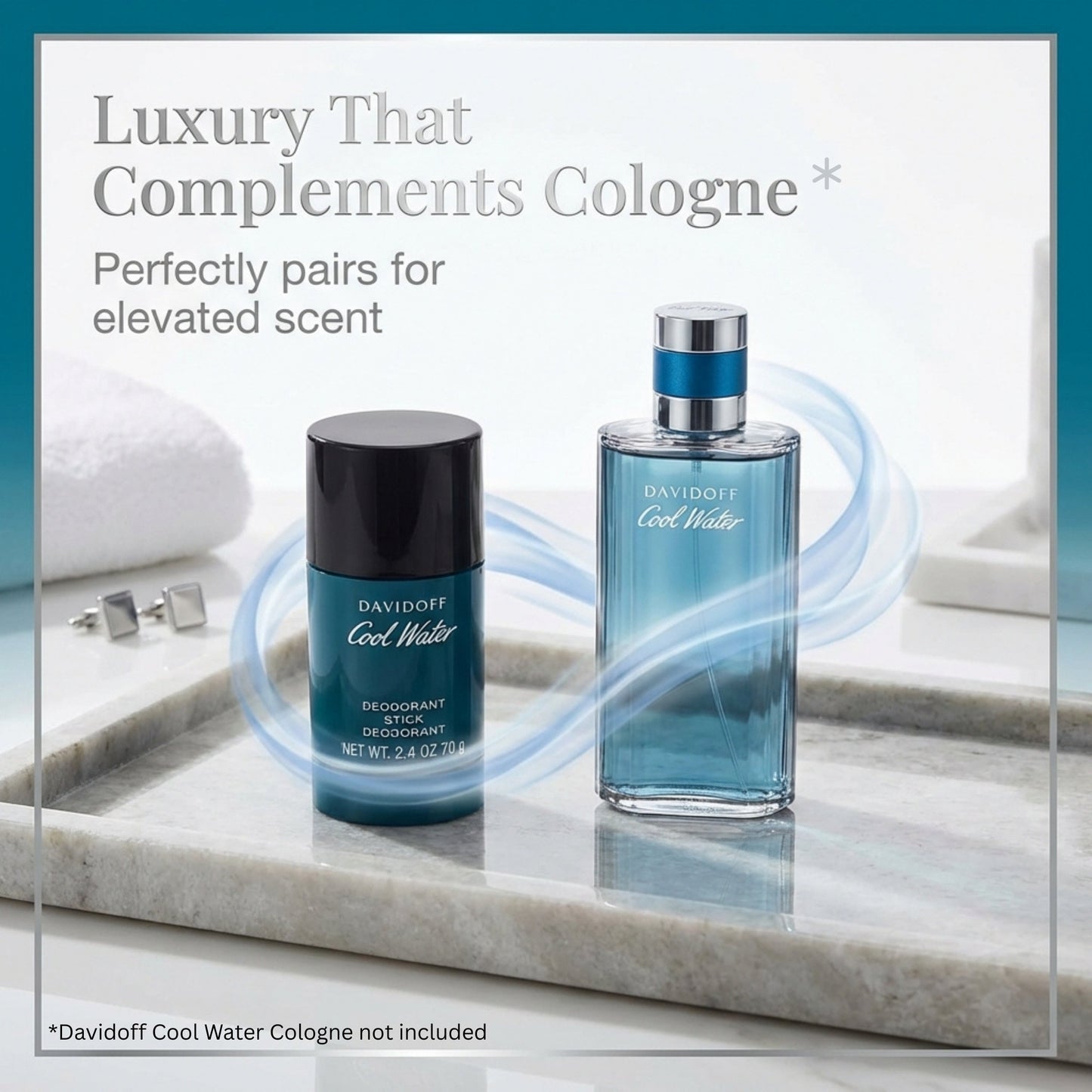 Davidoff Cool Water Deodorant Stick for Men – 2.4 oz / 70 g