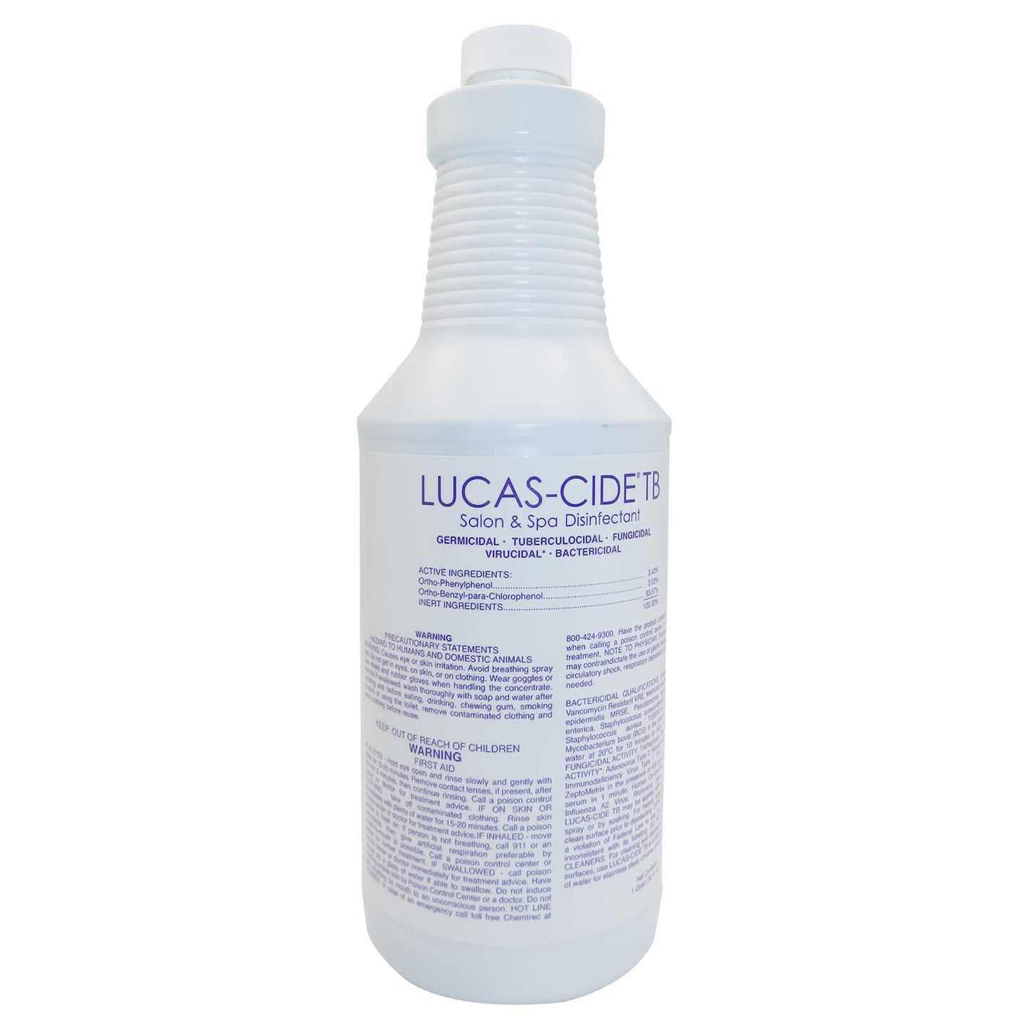 LUCAS-CIDE TB All Purpose Cleaner - Home Essentials Cleaning Supplies For Everyday Hygiene - Disinfecting Spray Bathroom Cleaner, Glass Cleaner, Floor Cleaner For Salon Cleaning