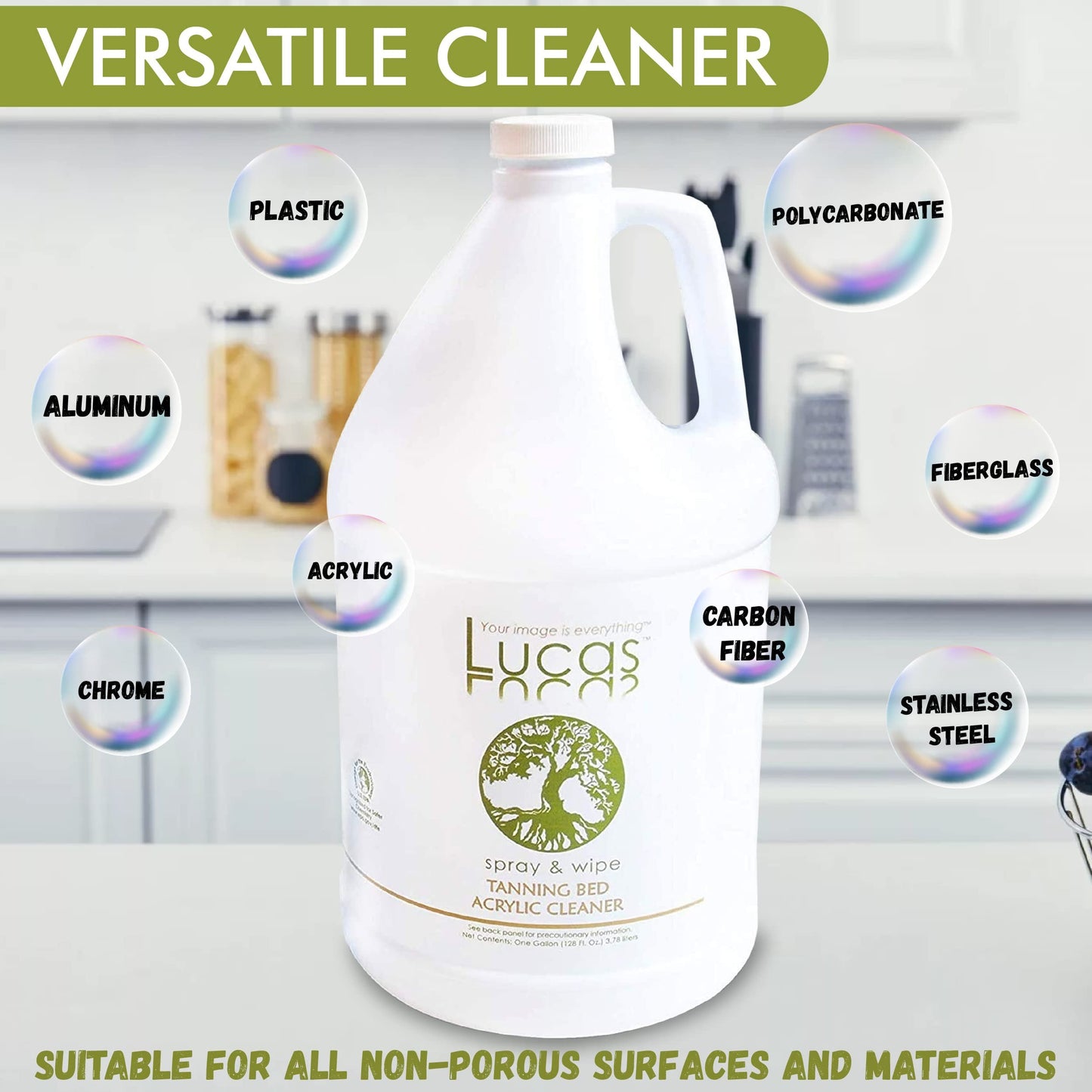 Lucas Acrylic and Plastic All Purpose Cleaner Spray 1 Gallon Refill Size