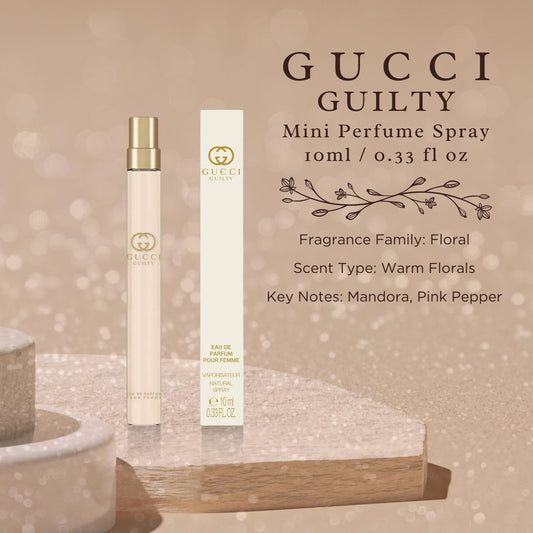 Gucci Guilty Pour Femme for Women Eau de Parfum Travel Spray – 0.33 Fl Oz