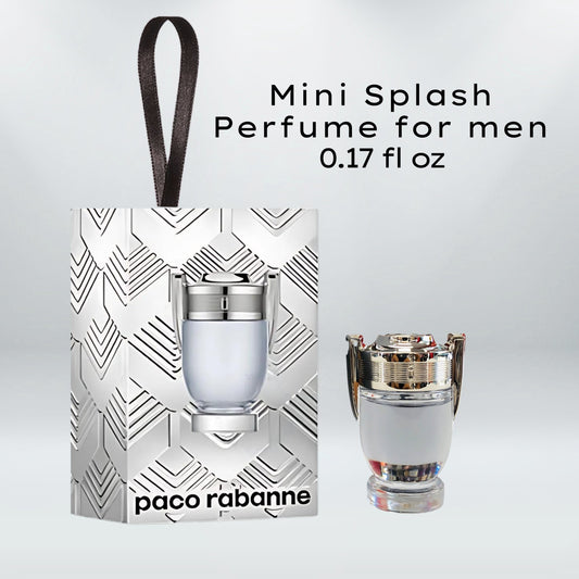 Paco Rabanne Invictus Perfume for Men Mini Splash EDT 0.17 Fl Oz