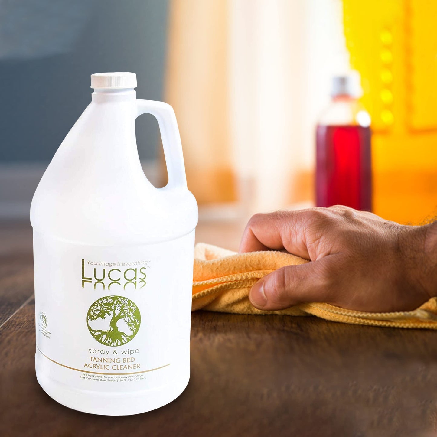 Lucas Acrylic and Plastic All Purpose Cleaner Spray 1 Gallon Refill Size