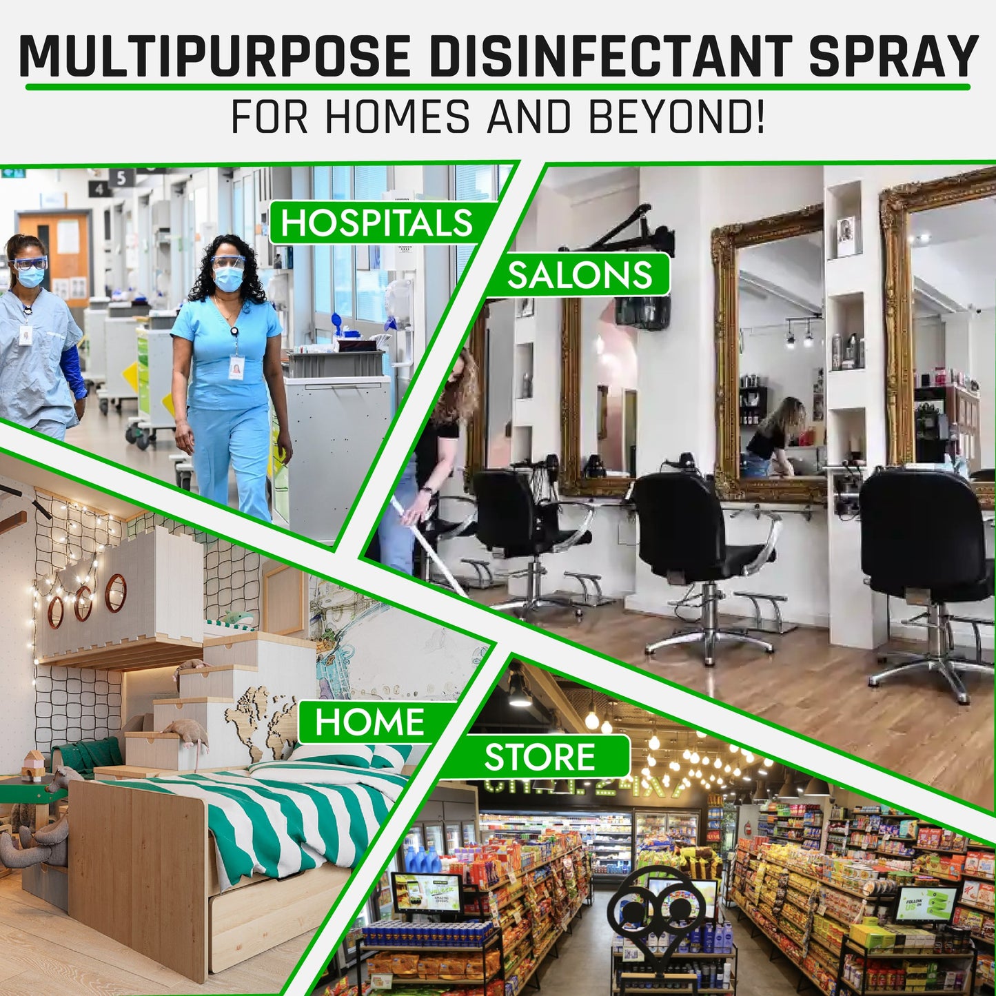 LUCAS-CIDE Ready To Use All Purpose Cleaner - Home Essentials Cleaning Supplies For Everyday Hygiene - Thyme Scented Disinfecting Spray Bathroom Cleaner, Glass Cleaner, Floor Cleaner, etc.…
