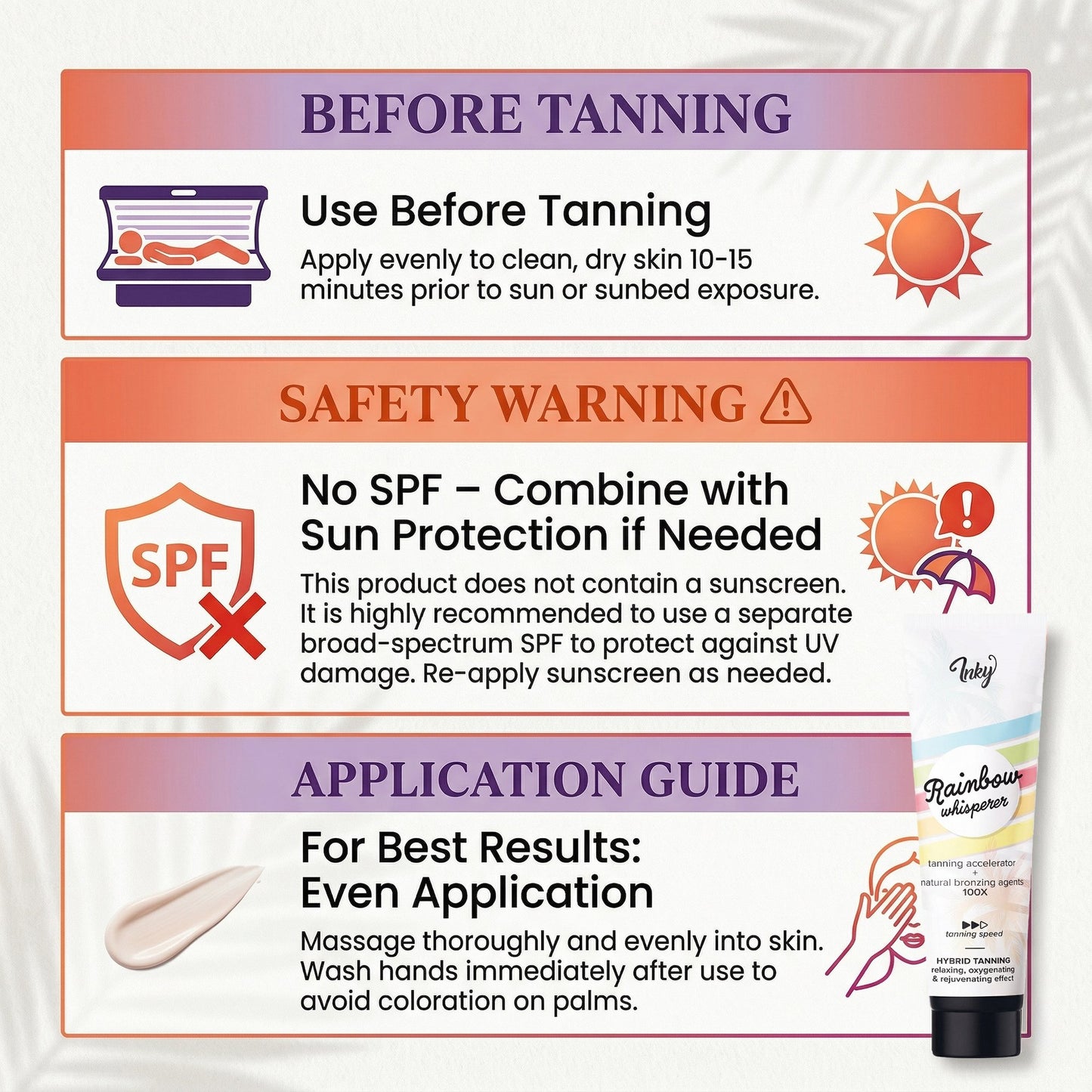 Rainbow Whisperer 100X Hybrid Tanning Accelerator