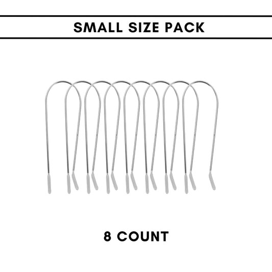 Sta-Rite Hot Roller Clips – Small Size (8 Count) Hair Clips for Electric Rollers & Curlers