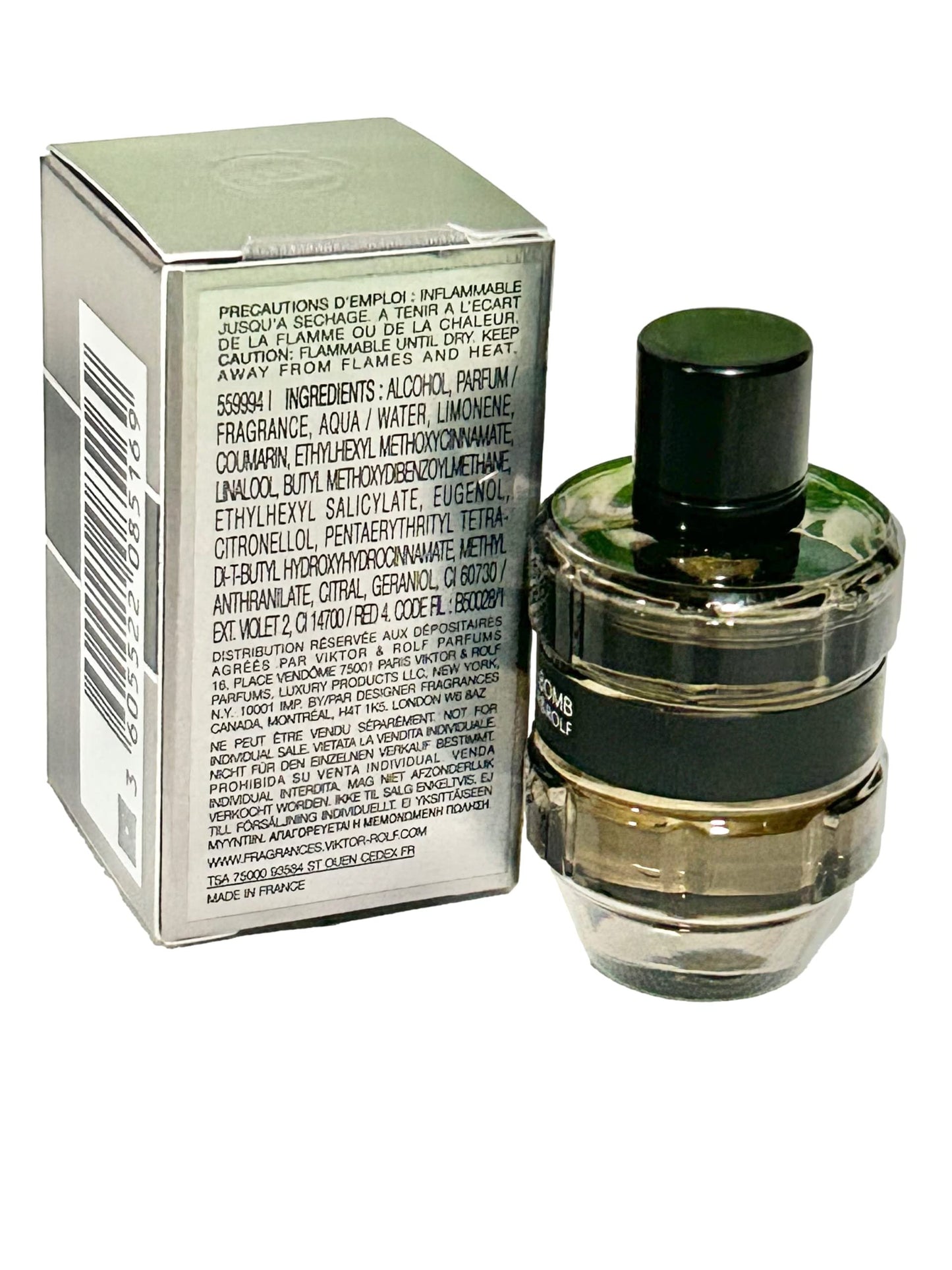 Spicebomb by Viktor & Rolf Men EDT Eau De Toilette splash Mini 7 ml 0.24 oz Unbox