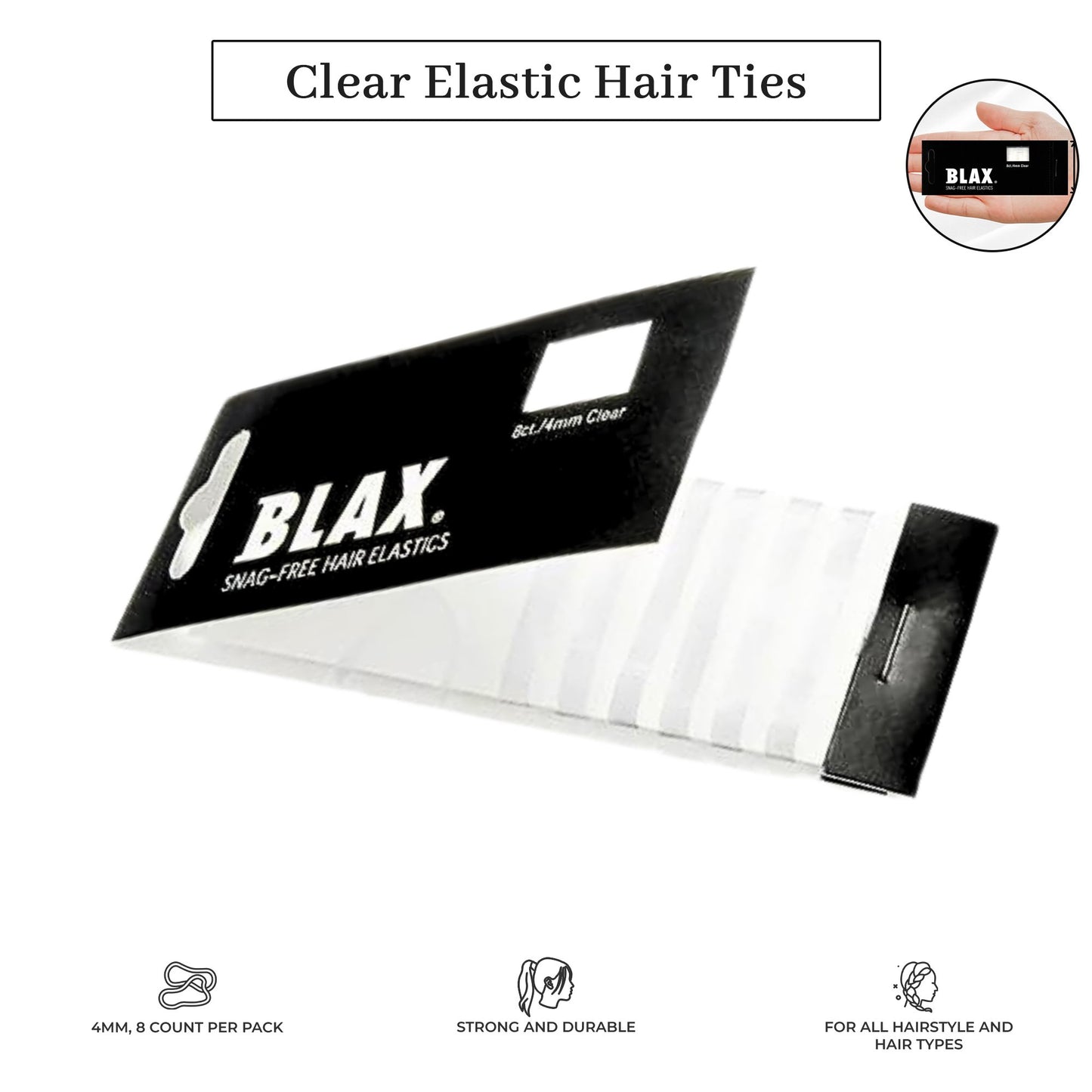 BLAX® Snag Free 4mm Clear 32318