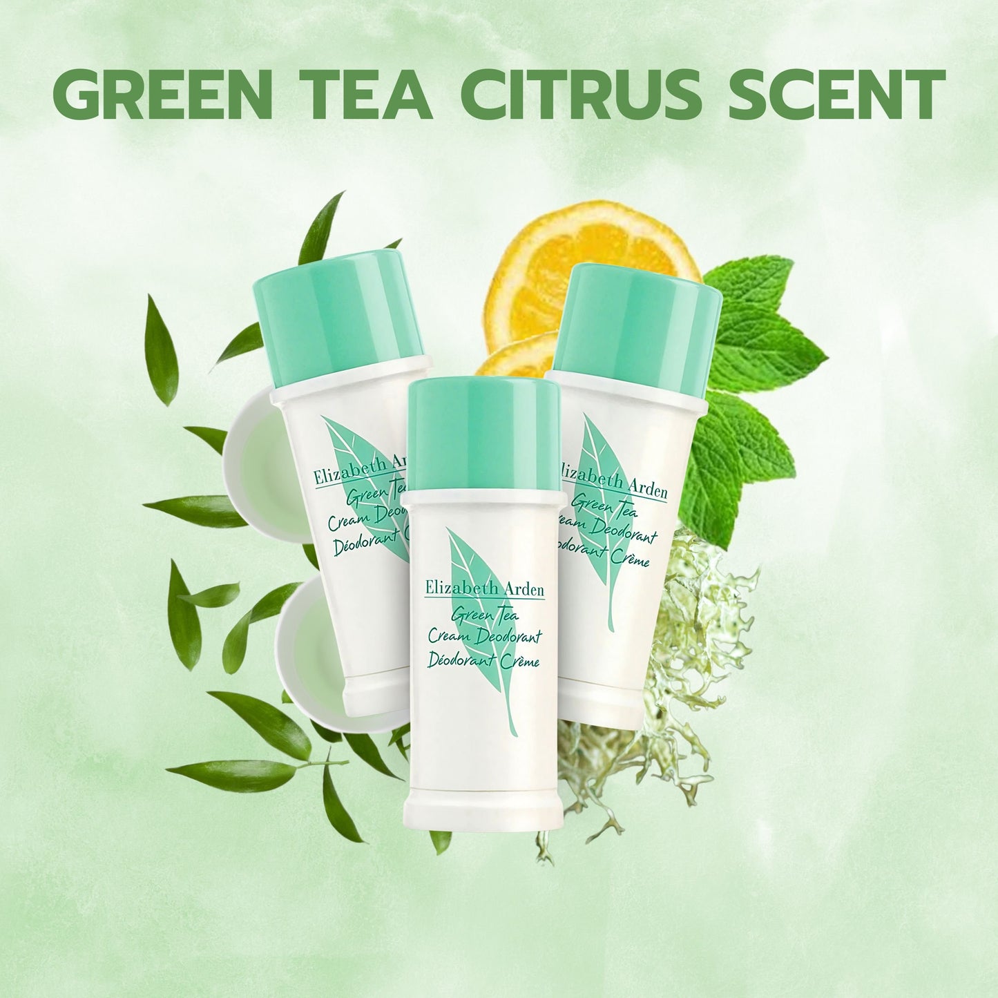 Elizabeth Arden Green Tea Deodorant (W) 1.5 oz - 3 Pack