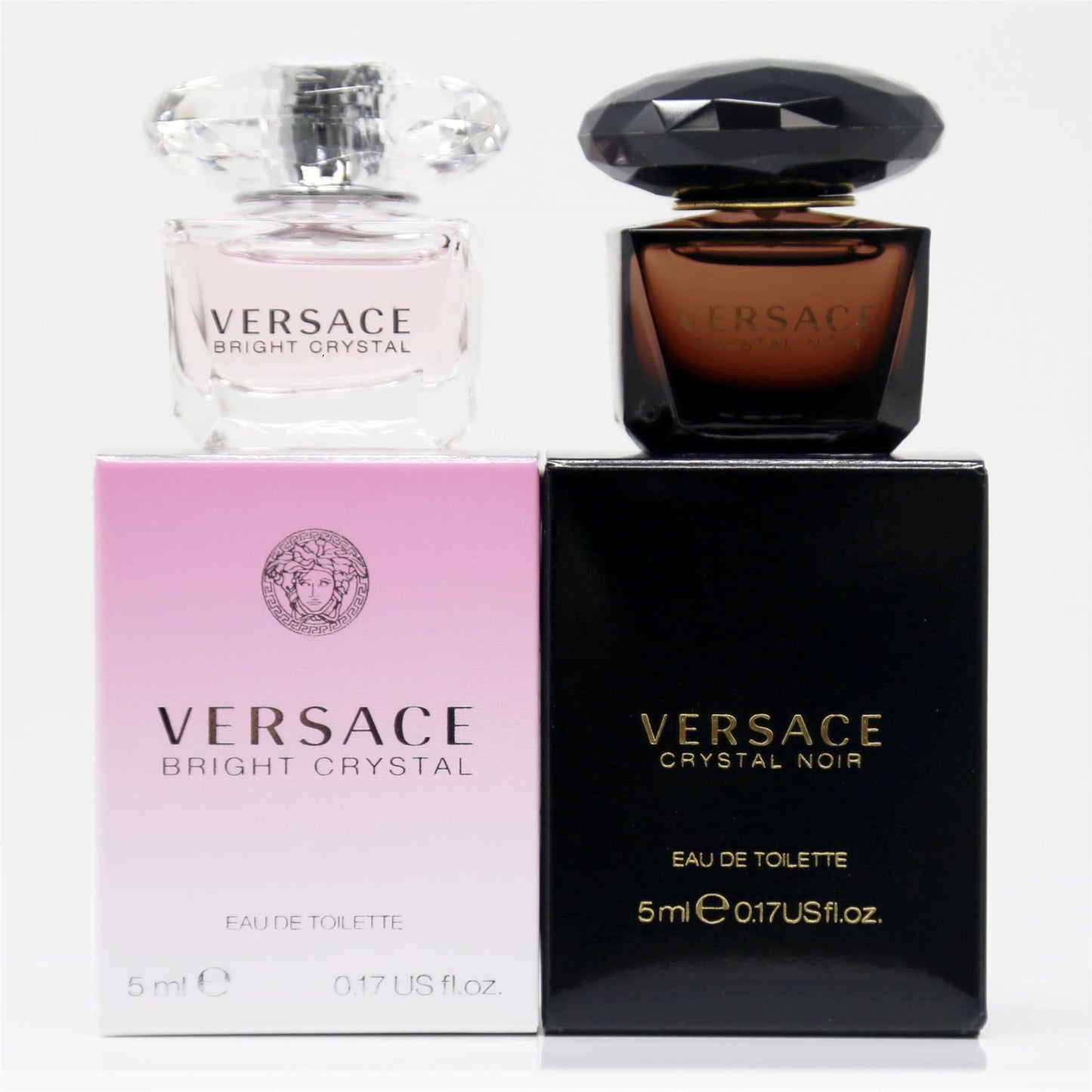 Versace Mini Perfume Set – Bright Crystal & Crystal Noir EDT (2 x 5 ml)