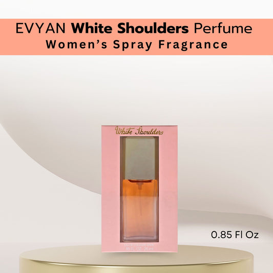 WHITE SHOULDERS Cologne For Women By EVYAN Spray 0.85 oz