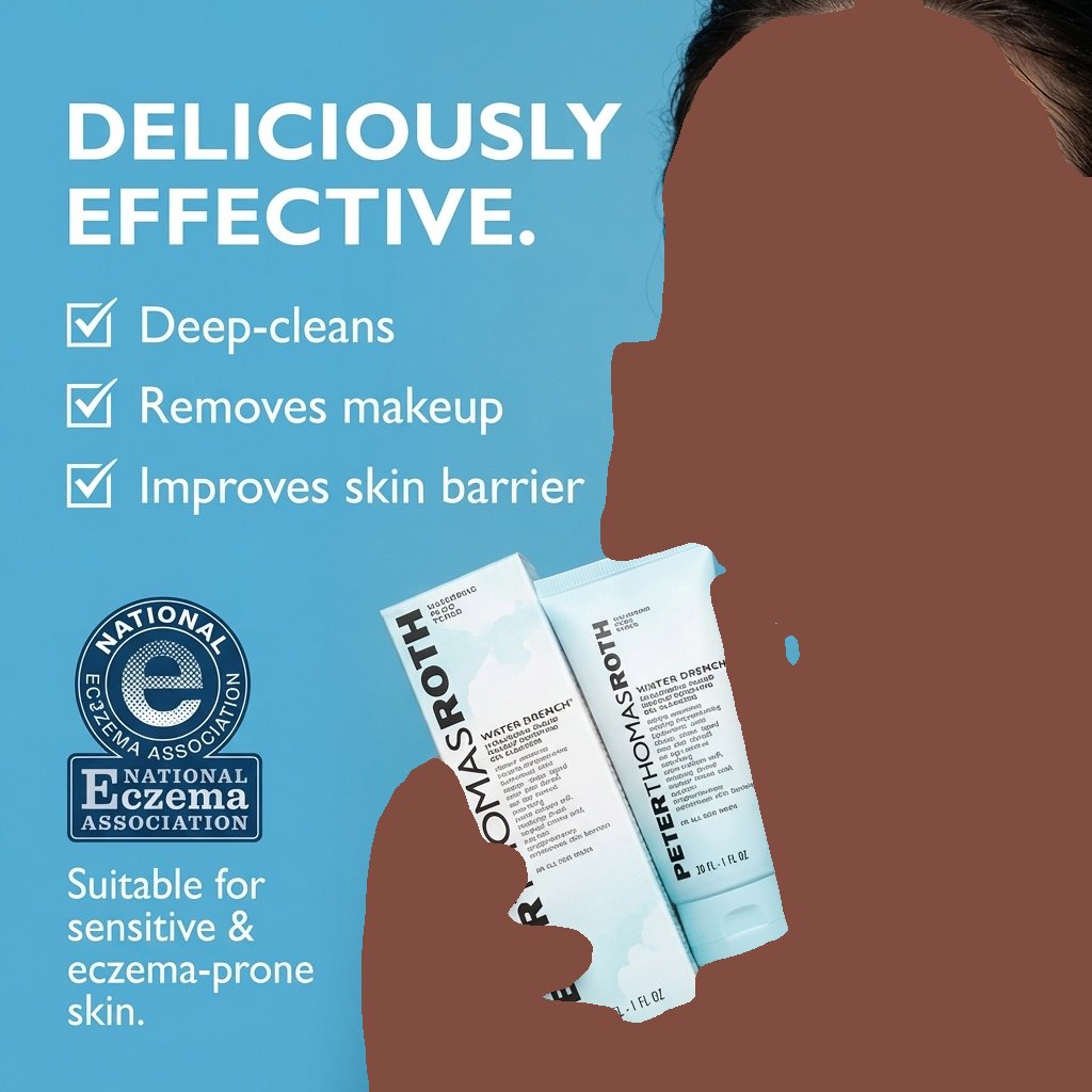 Water Drench Cloud Cream Cleanser - Hydrating Face Wash with Hyaluronic Acid for Dry & Sensitive Skin