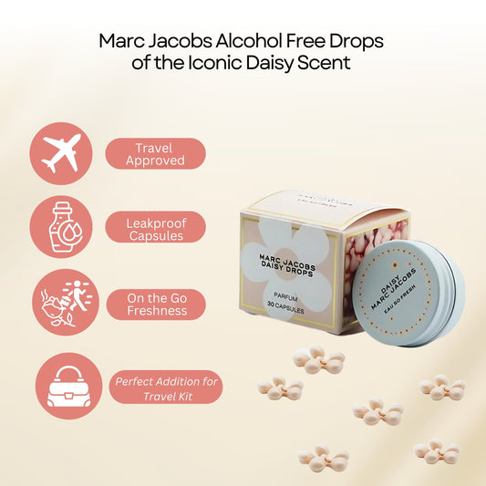 Marc Jacobs Daisy Eau So Fresh Fragrance Capsules – 30 Single-Use Perfume Drops