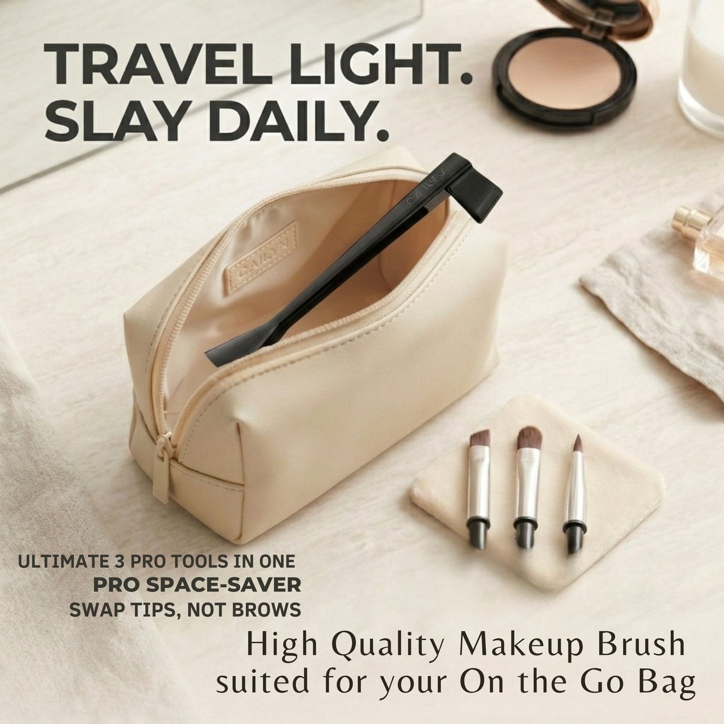 CAILYN O! 3-In-1 Eye Makeup Brush