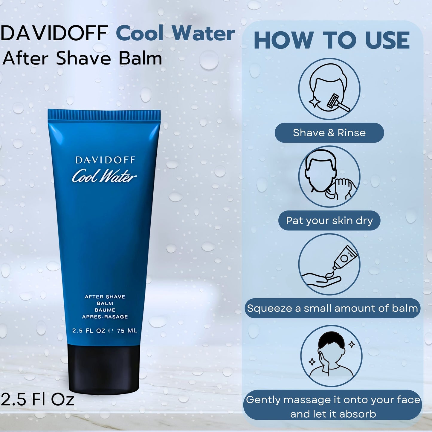 Davidoff Cool Water 4 Pieces Colognes Set for Men