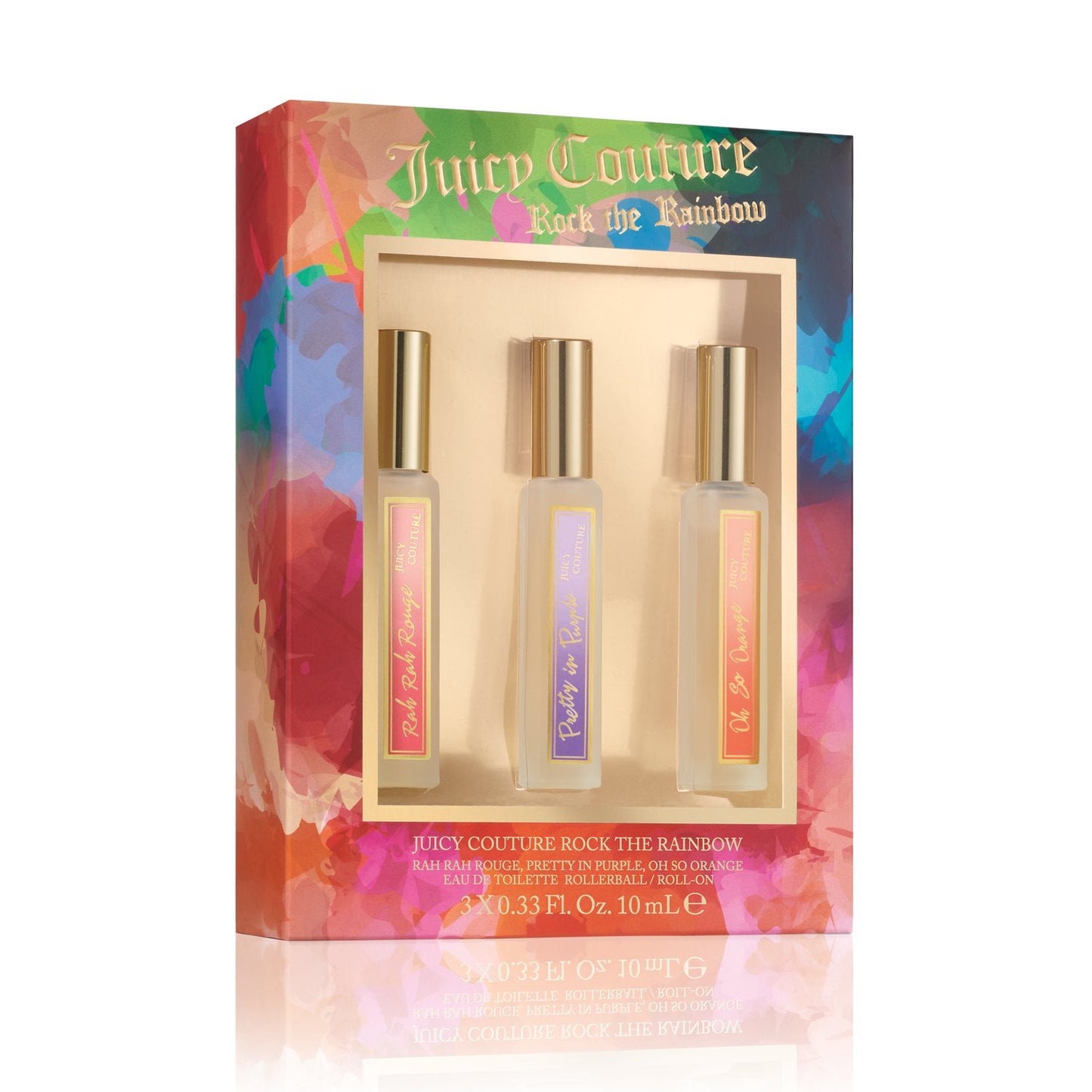 Juicy Couture Rock the Rainbow Perfume Gift Set for Women, 3 Pieces