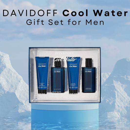 Davidoff Cool Water 4 Pieces Colognes Set for Men