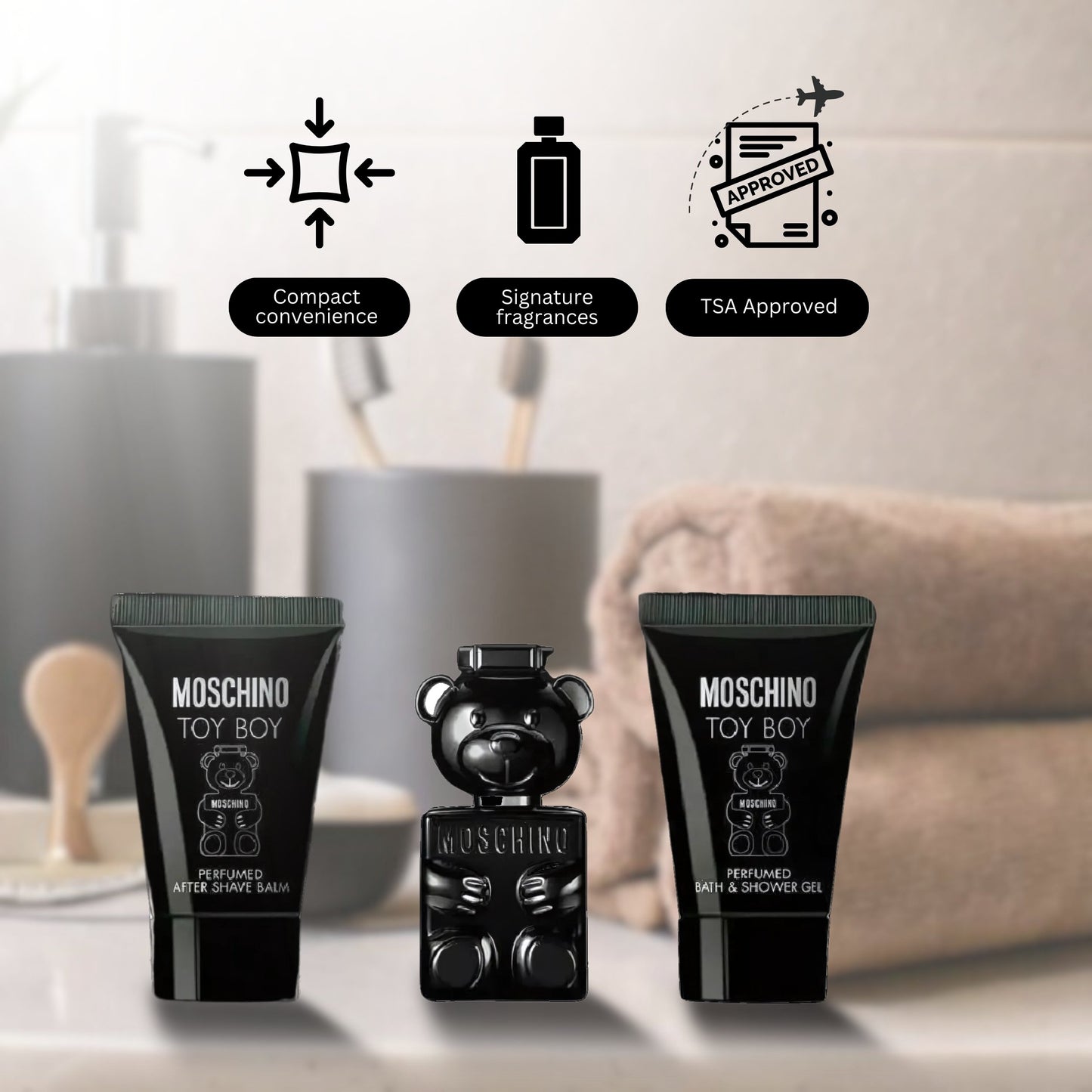 Moschino Toy Boy perfume for men mini gift set