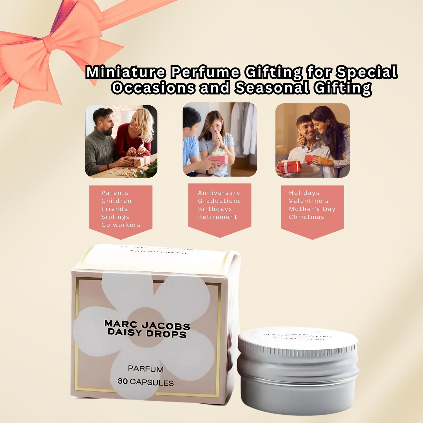 Marc Jacobs Daisy Eau So Fresh Fragrance Capsules – 30 Single-Use Perfume Drops