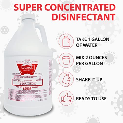 Lucasol ONE Step Hospital Grade Disinfectant (Gallon)