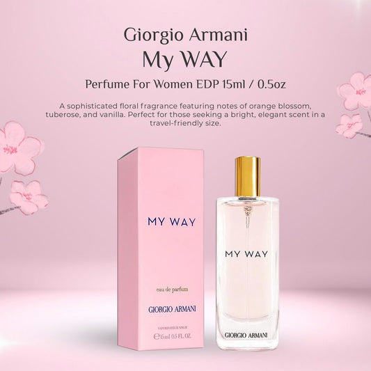 GIORGIO ARMANI My Way Eau de Parfum Spray for Women, 0.5 Ounce