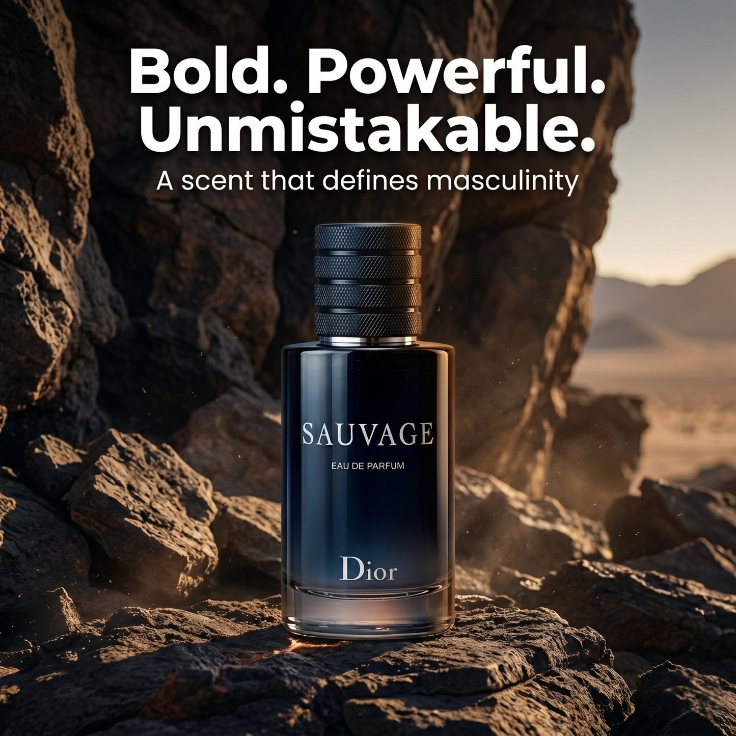 Dior Sauvage Perfume for Men Mini EDP Travel Splash 0.34 ounce