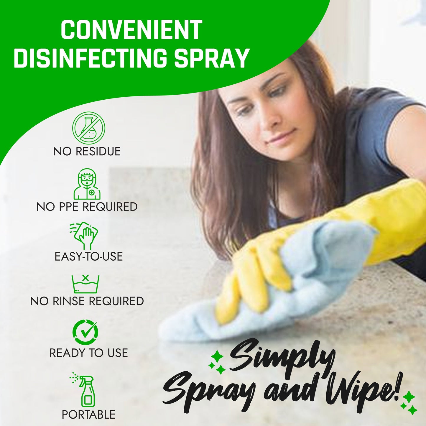 LUCAS-CIDE Ready To Use All Purpose Cleaner - Home Essentials Cleaning Supplies For Everyday Hygiene - Thyme Scented Disinfecting Spray Bathroom Cleaner, Glass Cleaner, Floor Cleaner, etc.…