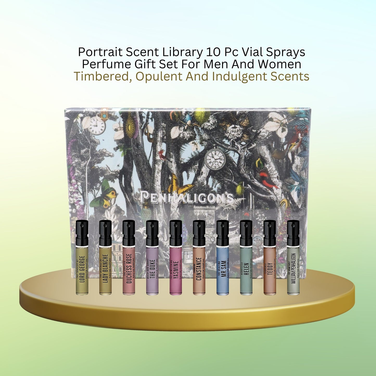 Penhaligon's Portrait Perfume for Women and Men Sampler Discovery Scent Set 10 x 2 ml…