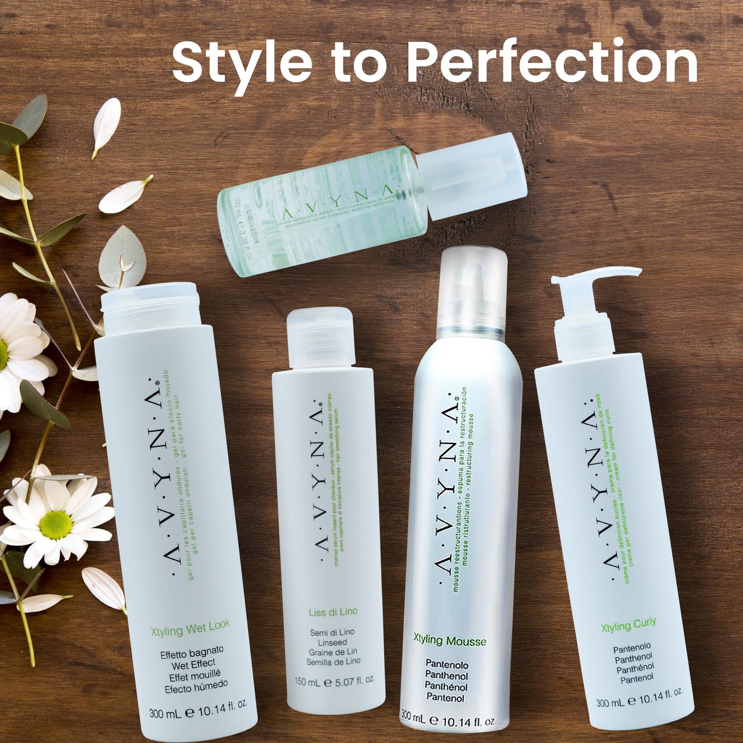 Avyna Xtyling Wet Look Hair Gel for Curly Hair 10.14 Fl oz./300ml