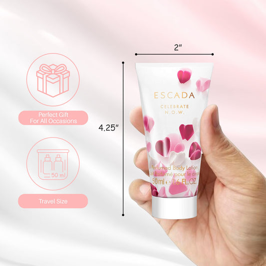 Escada Celebrate N.O.W Body Lotion for Women – Travel Size (50 ml)