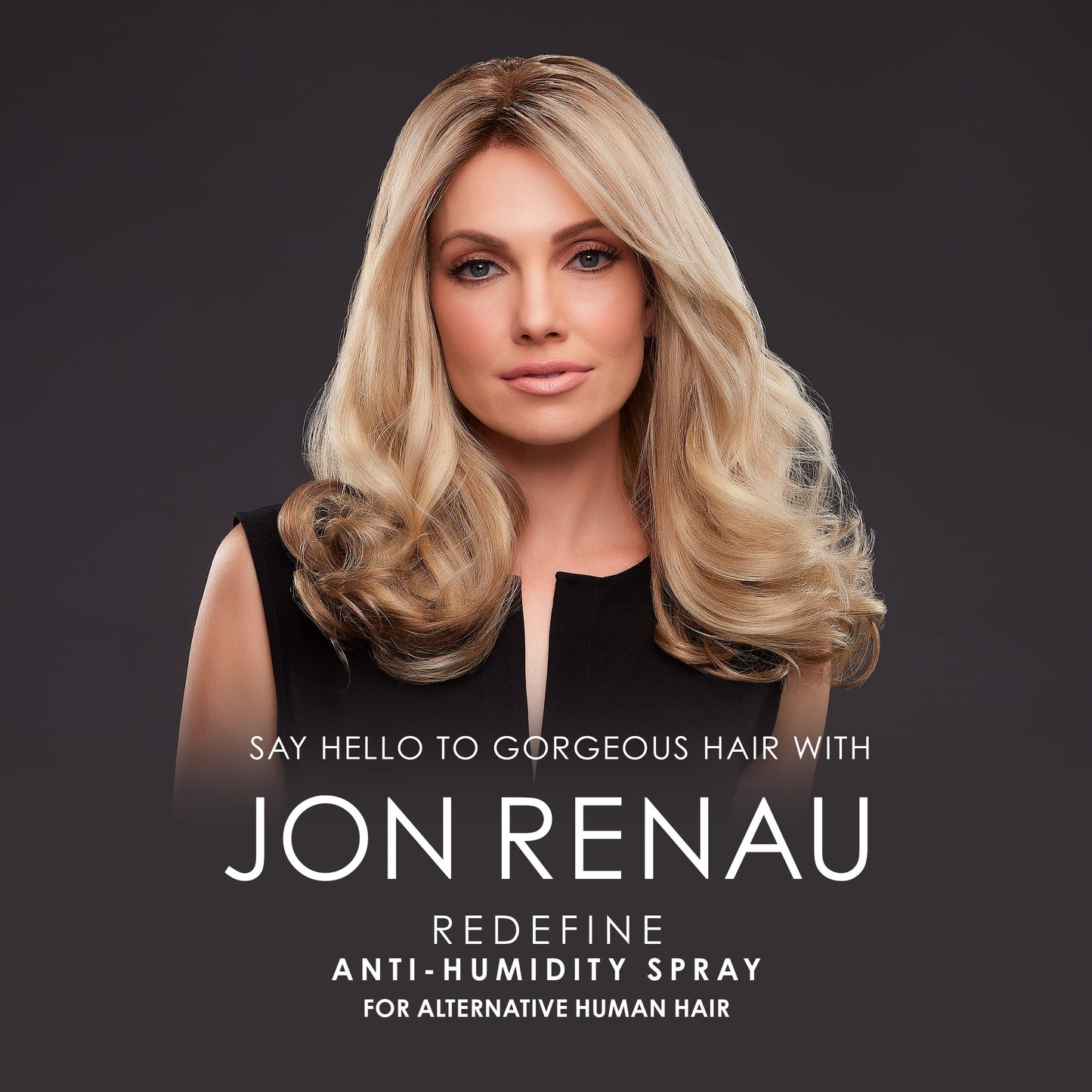 Jon Renau Redefine Anti-Humidity Hair Shield Spray – Anti-Frizz Heat Protectant (8 oz)