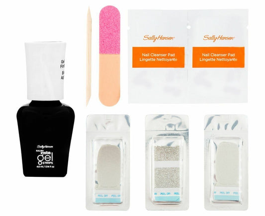 Sally Hansen Salon Insta-Gel Strips – 16 Gel Nail Polish Strips Kit (.14 oz)