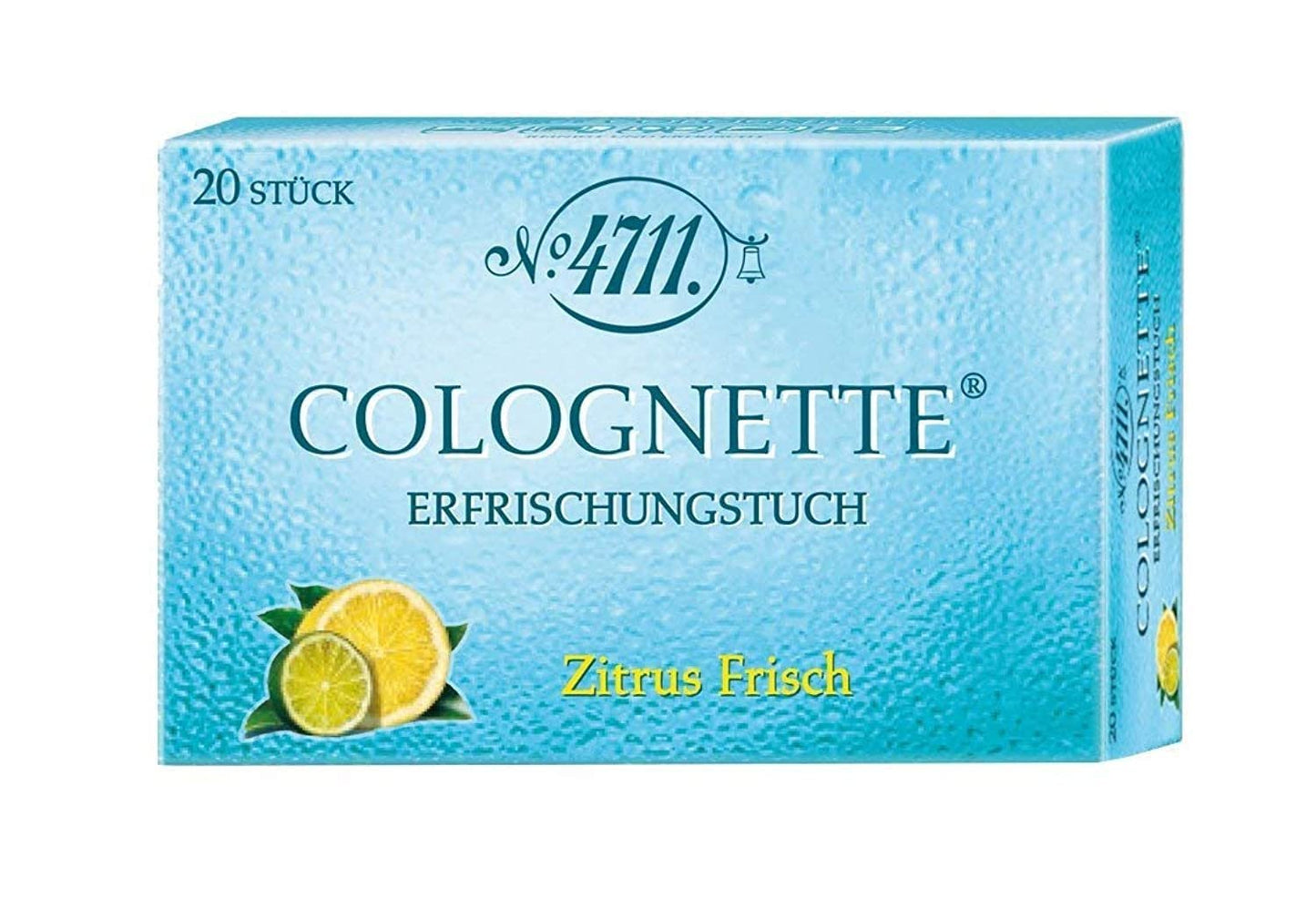 4711 Original Eau de Cologne Refreshing Tissues – 20 Count Travel Pack