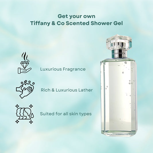 Tiffany & Co. Perfumed Shower Gel for Women – 6.7 oz Luxury Body Wash