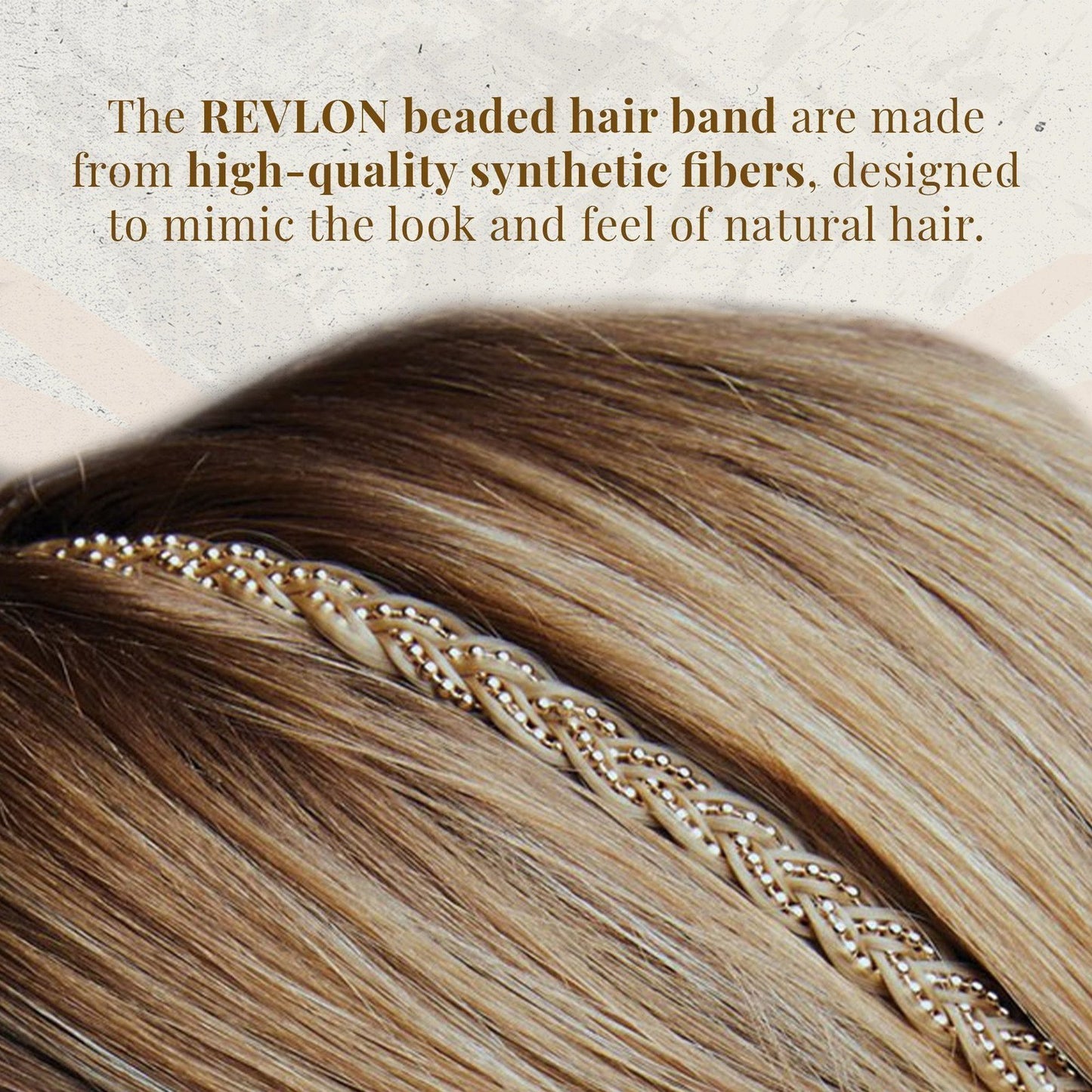 REVLON Hair Jeweled Braidband Ready to Wear (Black)