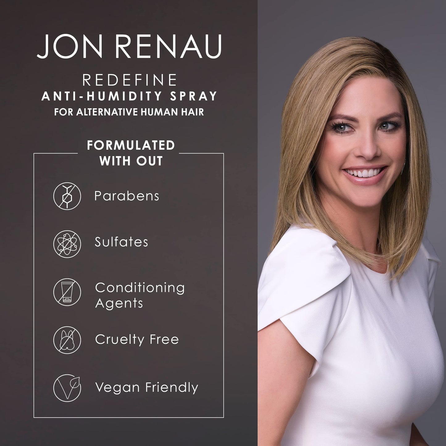 Jon Renau Anti Humidity Hair Shield Spray - 8 oz.