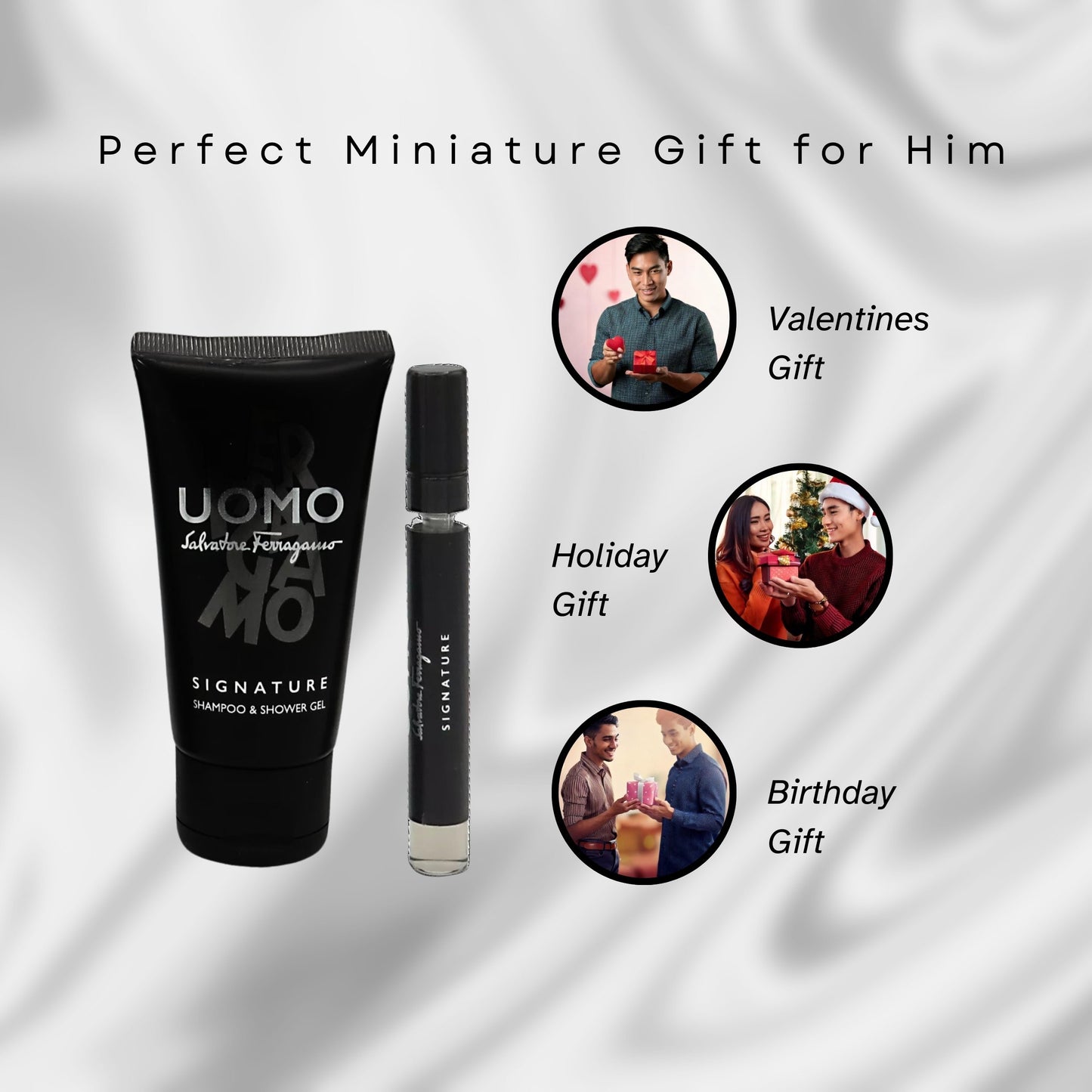 Salvatore Ferragamo Uomo Signature 2Pc Mini Set For Men