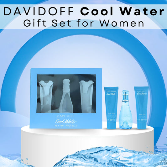 DAVIDOFF Cool Water Perfume for Women Gift Set