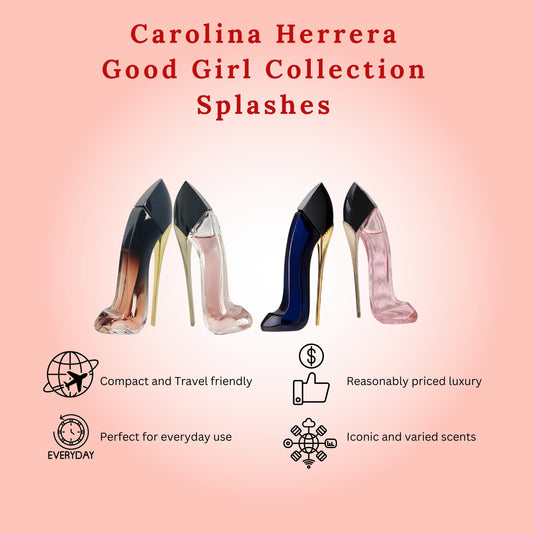 CAROLINA HERRERA 4 * 7 ML EAU DE PARFUM MINI SET: GOOD GIRL BLUSH + VERY GOOD GIRL + GOOD GIRL + VERY GOOD GIRL ELIXIR