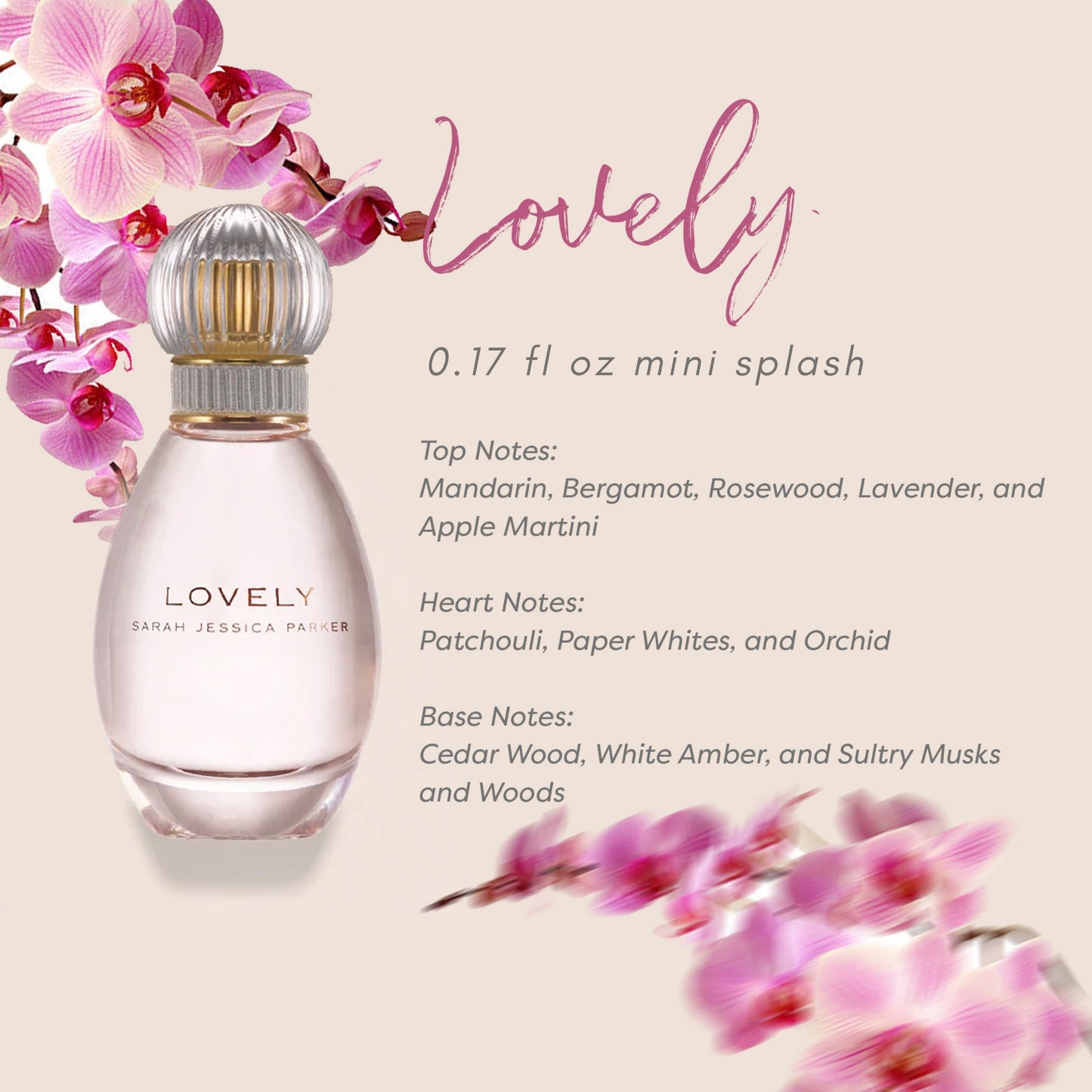 Lovely by Sarah Jessica Parker Perfume for Women Gift Set Mini Splashes