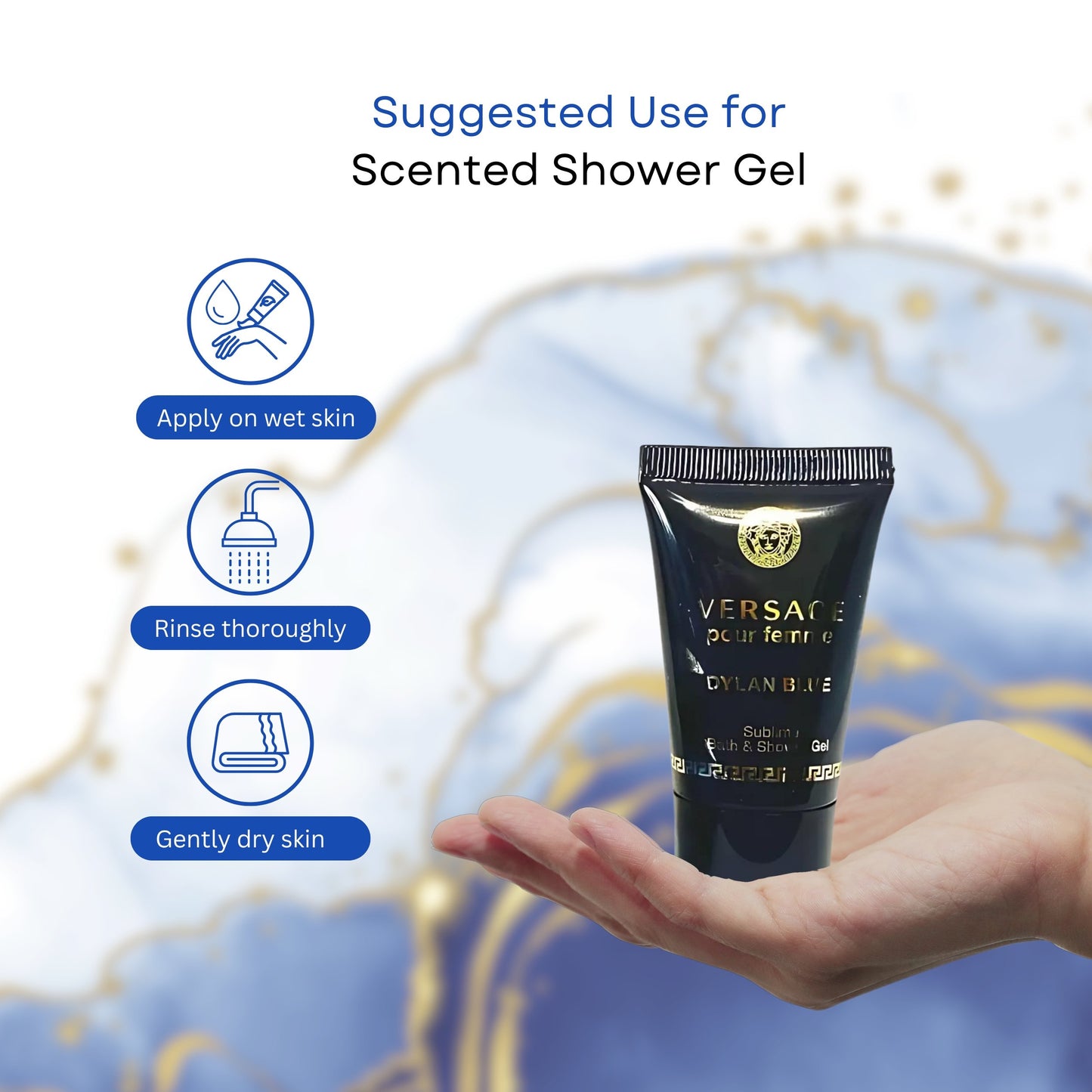 Versace Dylan Blue 3 Piece Mini Gift Set For Women