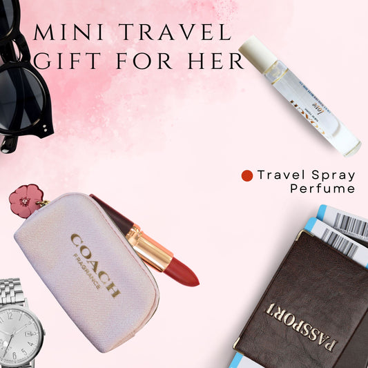 Coach Love Eau de Parfum for Women – Mini Travel Spray with Pouch (0.25 fl oz)