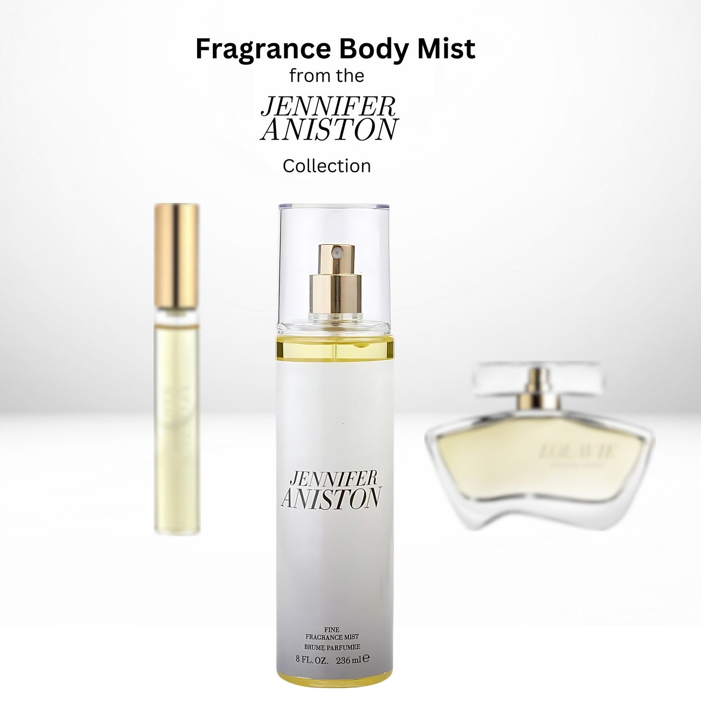 Jennifer Aniston Fine Fragrance Mist for Women, 8 Ounce